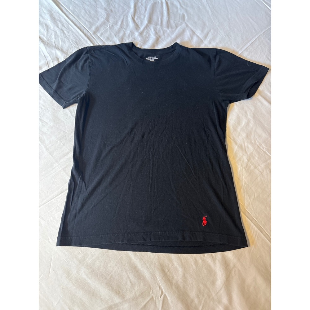 Polo Ralph Lauren T-Shirt Mens M Black Classic Fit Pony Logo